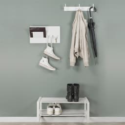 Kapstok met postvak Larry wit - 7