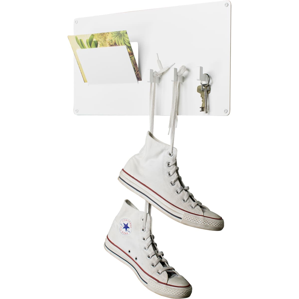 Kapstok met postvak Larry wit - 4