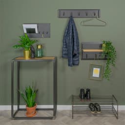 Kapstok met postvak Larry zwart - 6