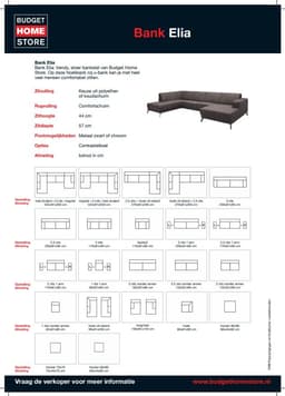 Hoekbank Elia Antraciet Rechts - 4