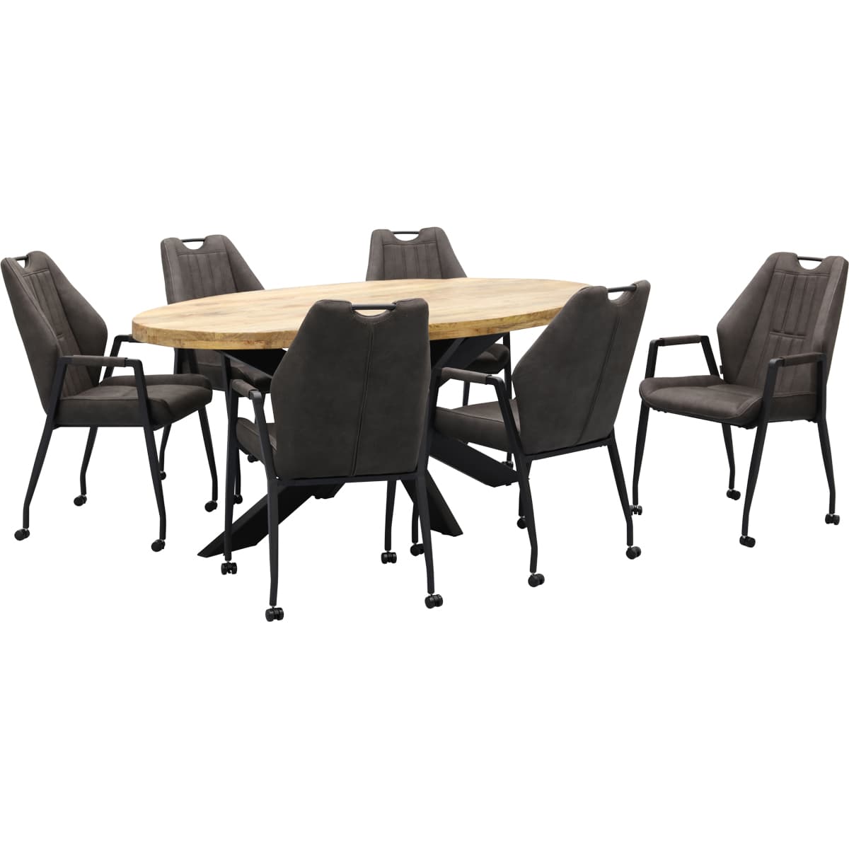 Eetkamerstoel Allure Antraciet - 5