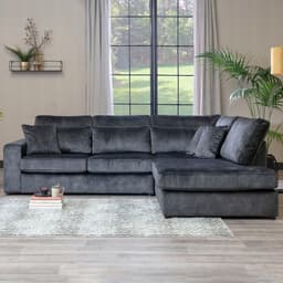 Hoekbank Cocoon Adore Antraciet Rechts - 1