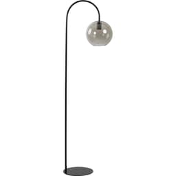 Vloerlamp Suzy mat zwart+smoke glas - 2