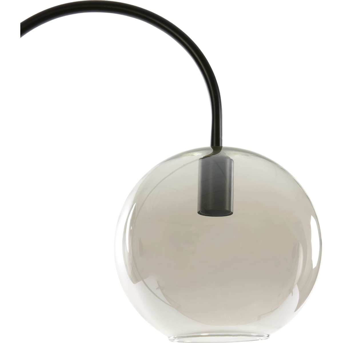 Vloerlamp Suzy mat zwart+smoke glas - 5