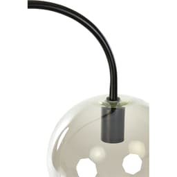 Vloerlamp Suzy mat zwart+smoke glas - 8
