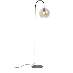 Vloerlamp Suzy mat zwart+smoke glas - 10