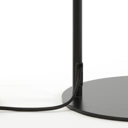 Vloerlamp Suzy mat zwart+smoke glas - 12