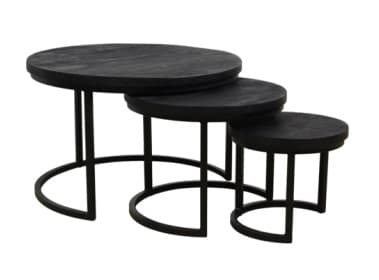 Salontafelset  Arenzo Zwart