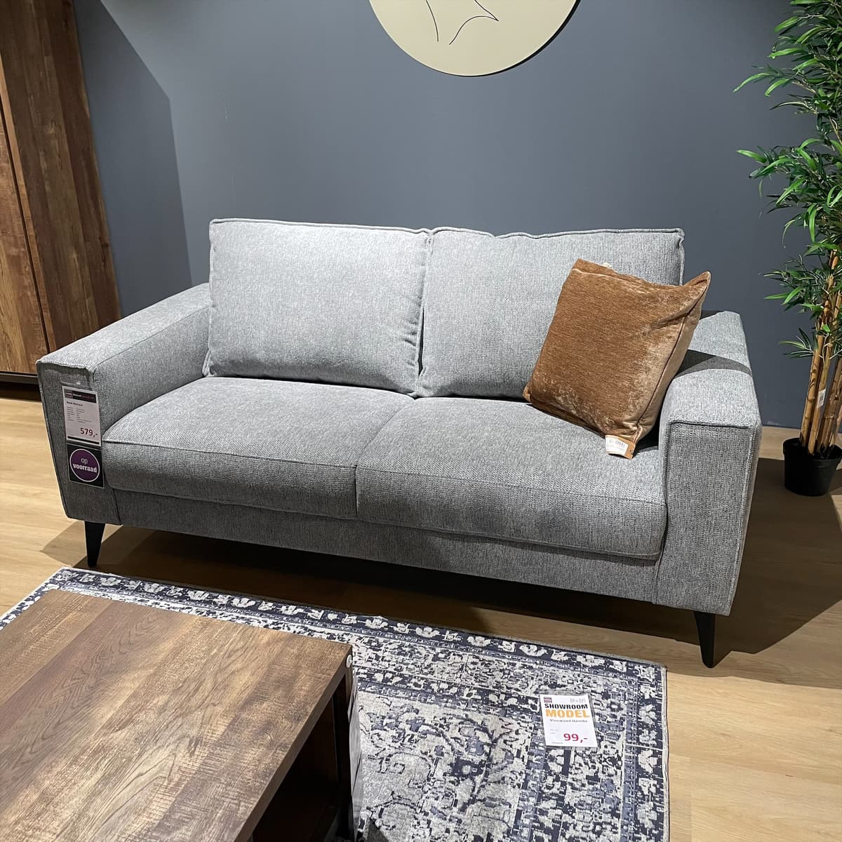 Bank Monaco 2,5 zits 196 cm Mito Slate - 1