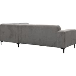 Bank Edward hoekziteiland links + 2,5-zits Mito antracite - 6