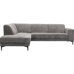 Bank Edward hoekziteiland links + 2,5-zits Mito antracite - 2