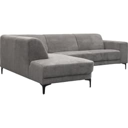 Bank Edward hoekziteiland links + 2,5-zits Mito antracite - 4