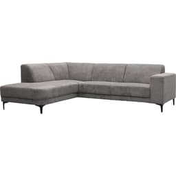 Bank Edward hoekziteiland links + 2,5-zits Mito antracite - 1