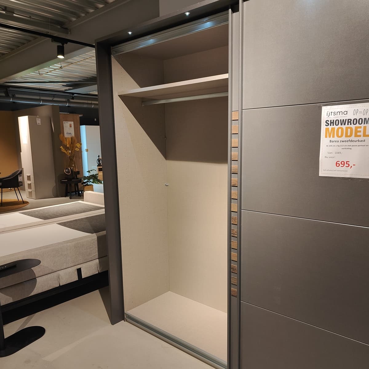 Showroommodel Barea Zweefdeurkast - 3