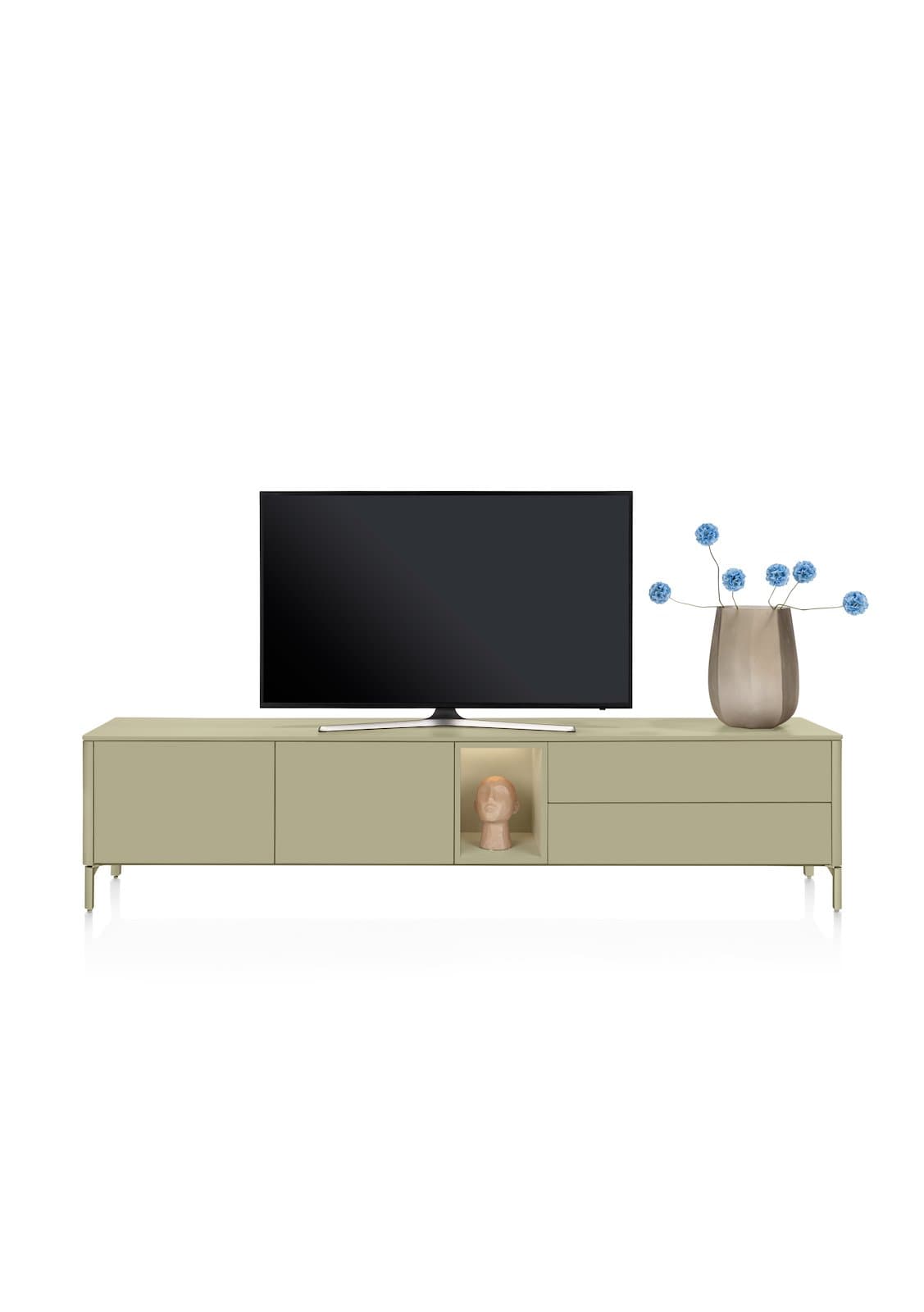 Lowb. 240cm 2d+2l+1n Trentino Olijf