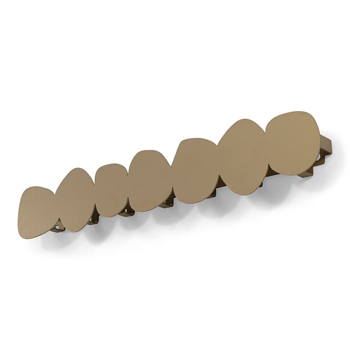Wandkapstok Tumulo Large - Champagne - 1
