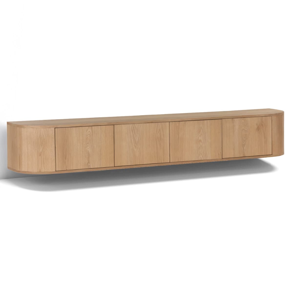 Tv-Meubel Novy Zwevend 220 cm Naturel - 1