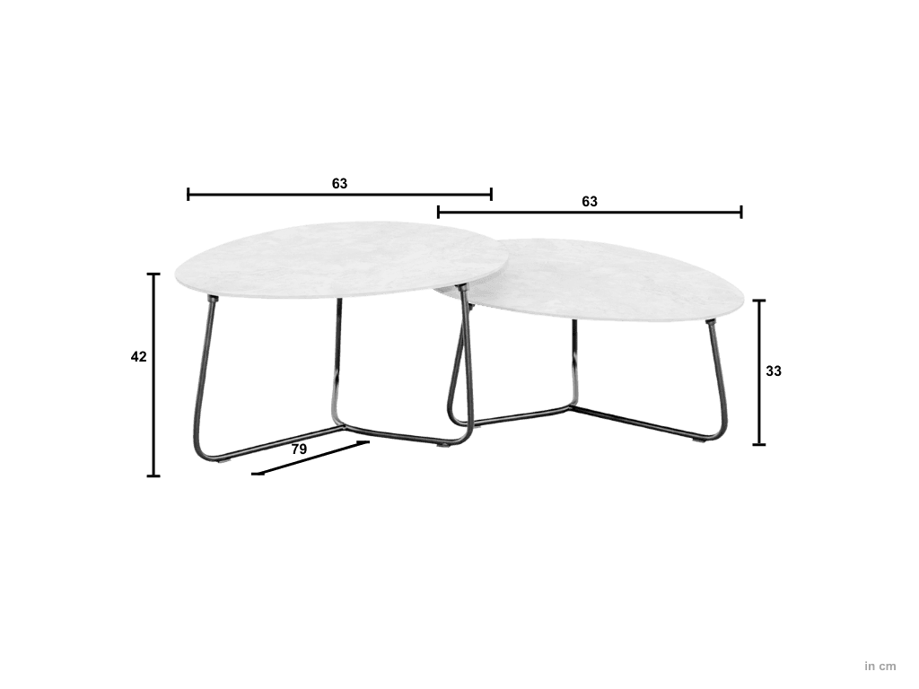 Pine Key Bronze - Lounge salontuintafel set/2 Apple Bee - 4