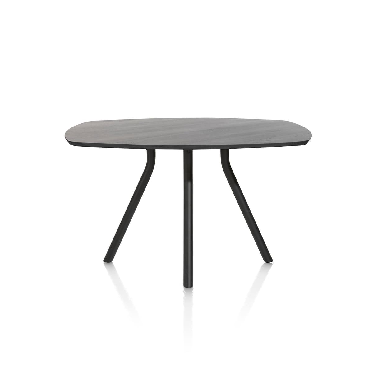 Bartafel ovaal 160x100 Arvada Centrale poot zwart Onyx - 5