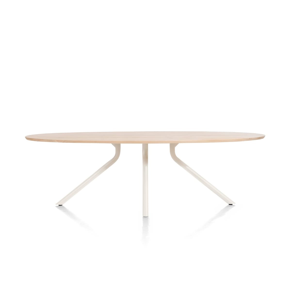 Tafel ellips 250x110 cp Arvada Nebbia poot Naturel Nebbia - 5