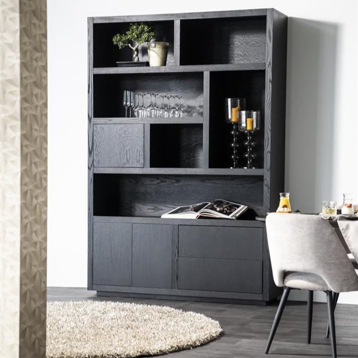 Kabinet Helsinki 150x220 cm - zwart
