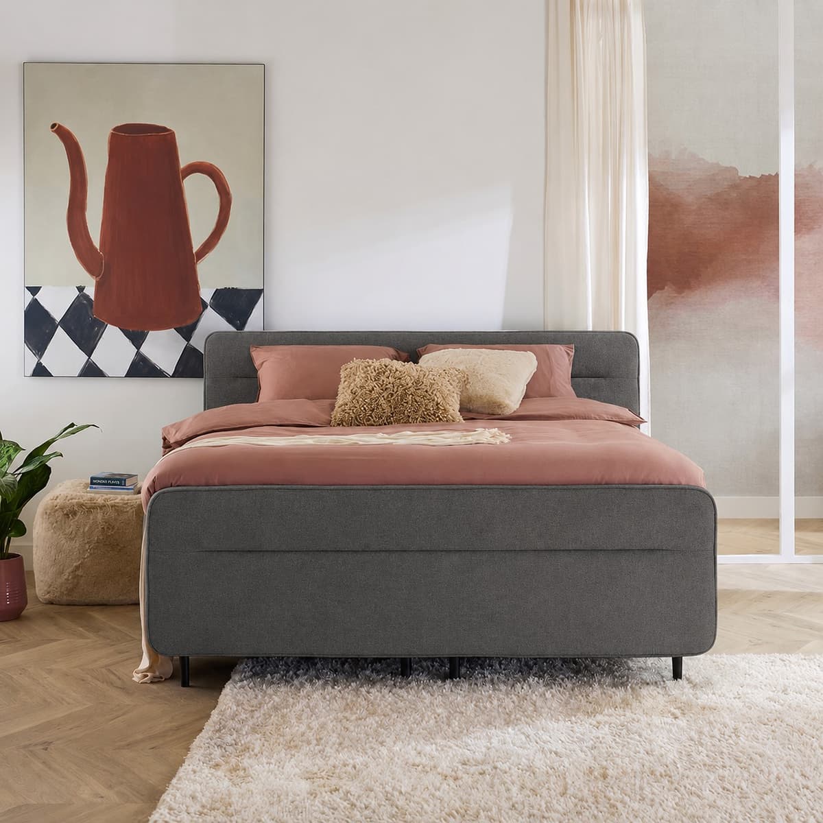 Boxspring Tender elektrisch verstelbaar 180 x 200 Cyber Graphite 66 - 1