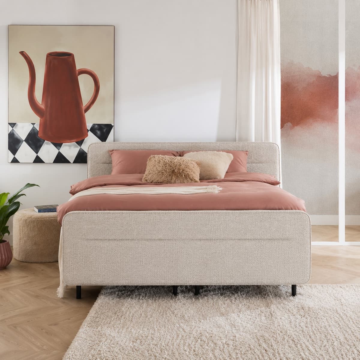 Boxspring Tender elektrisch verstelbaar 180 x 200 Cyber naturel 01 - 1