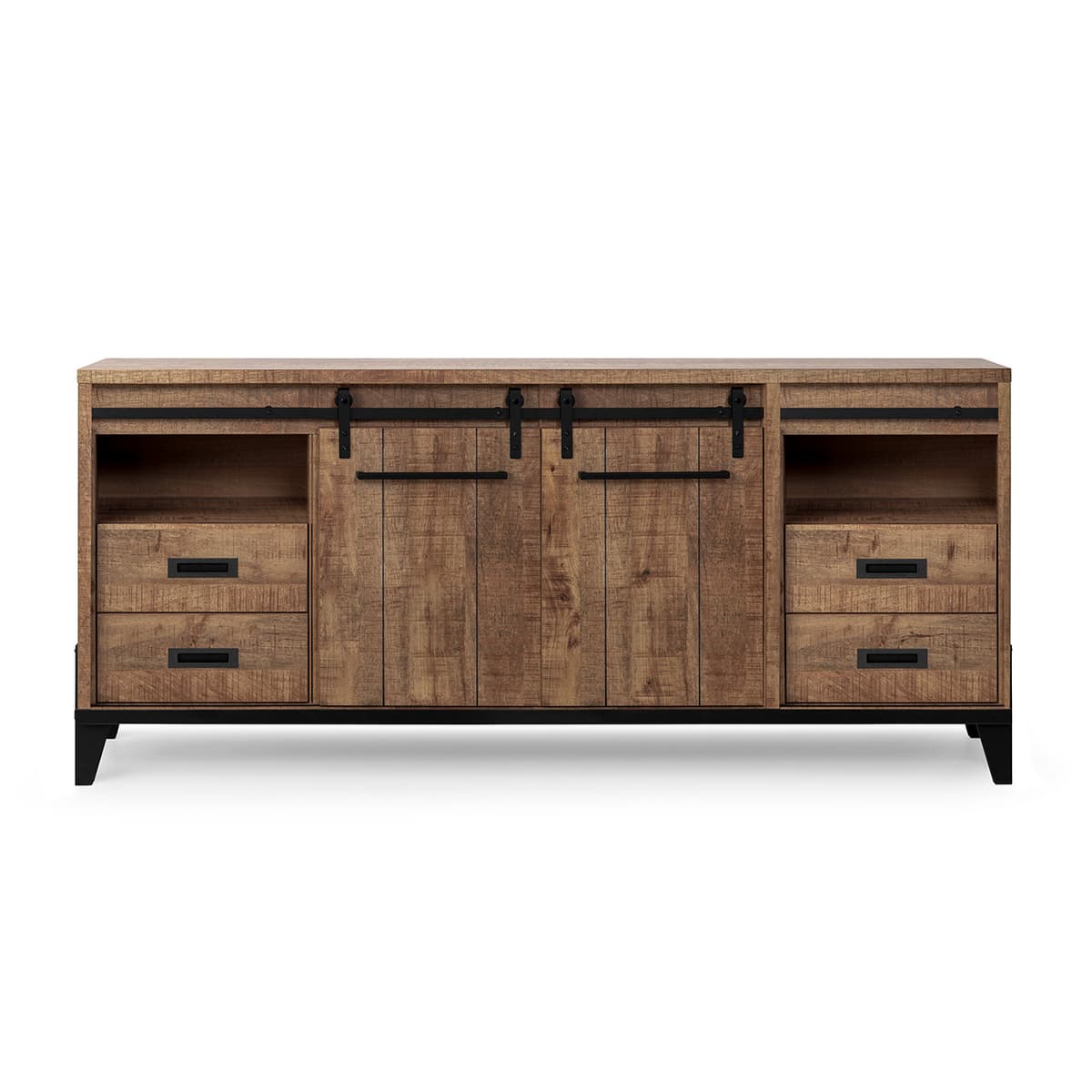Dressoir Venlo dark mango 2D, 4L, 2OV - 1