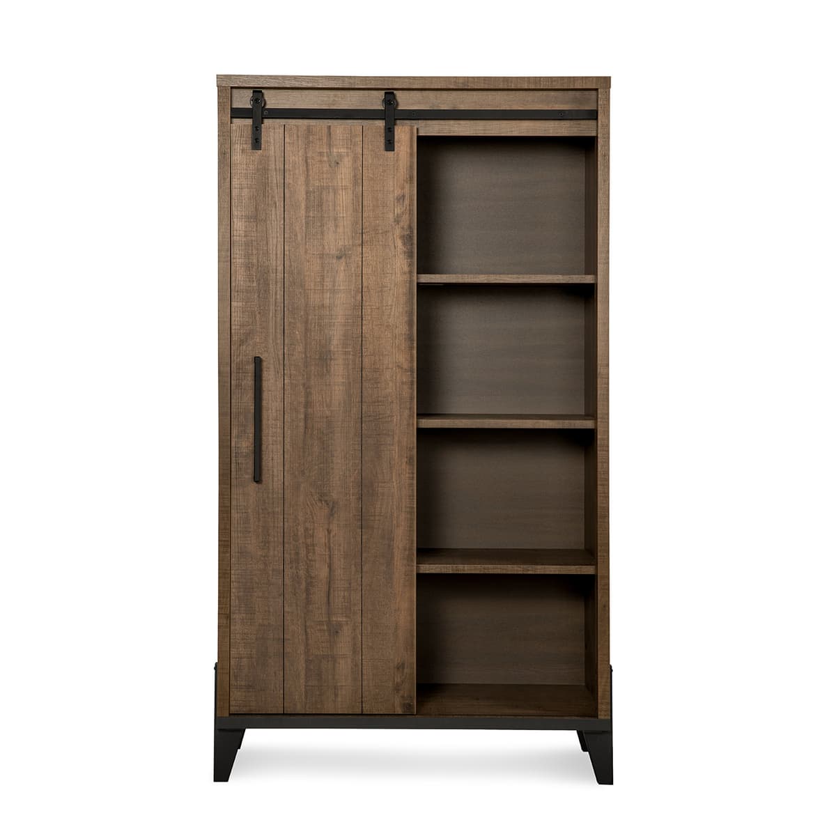 Wandkast Venlo dark mango 1D, 3L, OV - 2