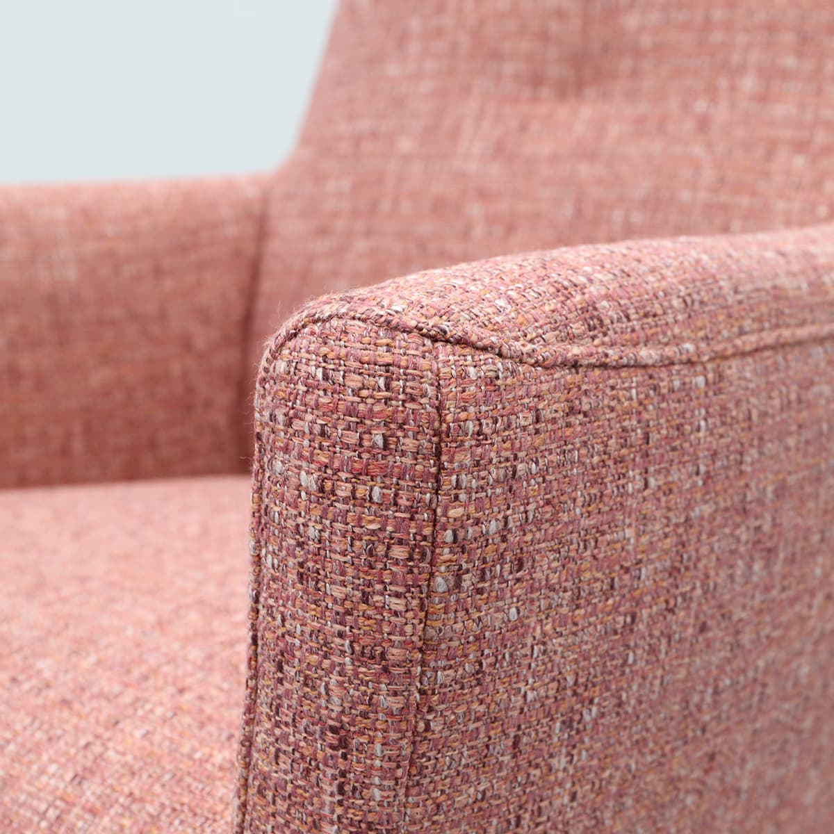 Draaifauteuil Roos zwarte kruispoot - 9