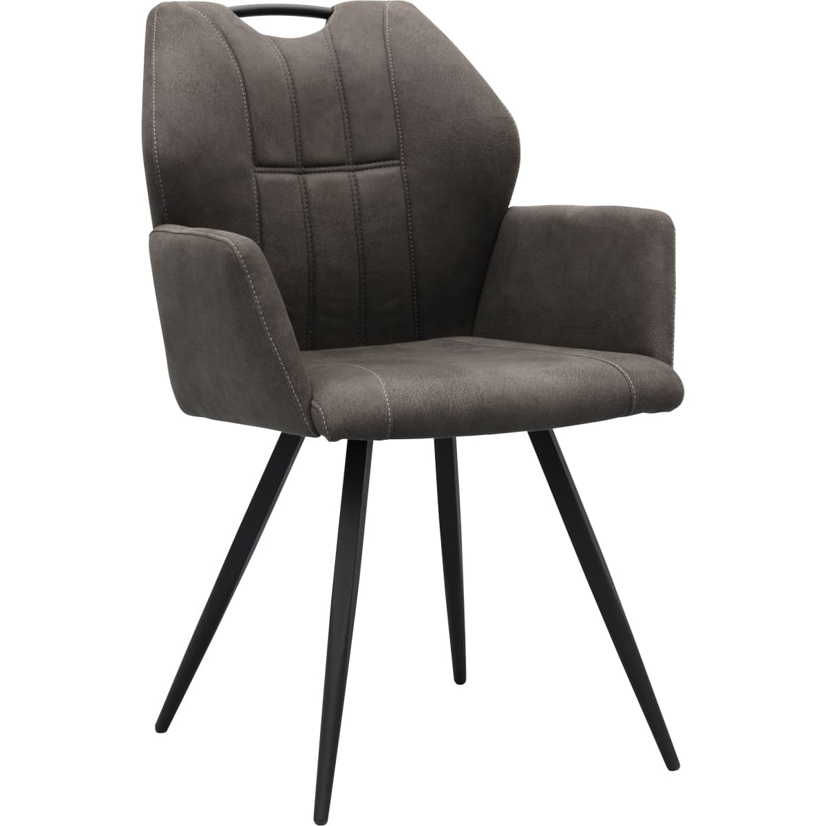 Eetkamerstoel Porto Antraciet - 1