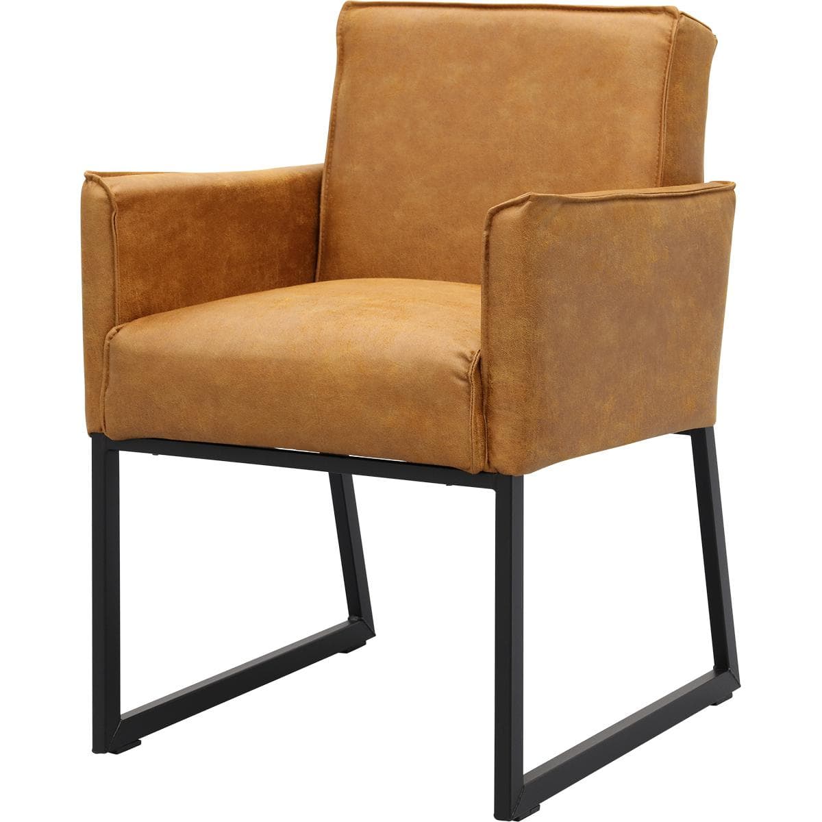 Eetkamerstoel Kenzo met gestoffeerde armleuning - 1