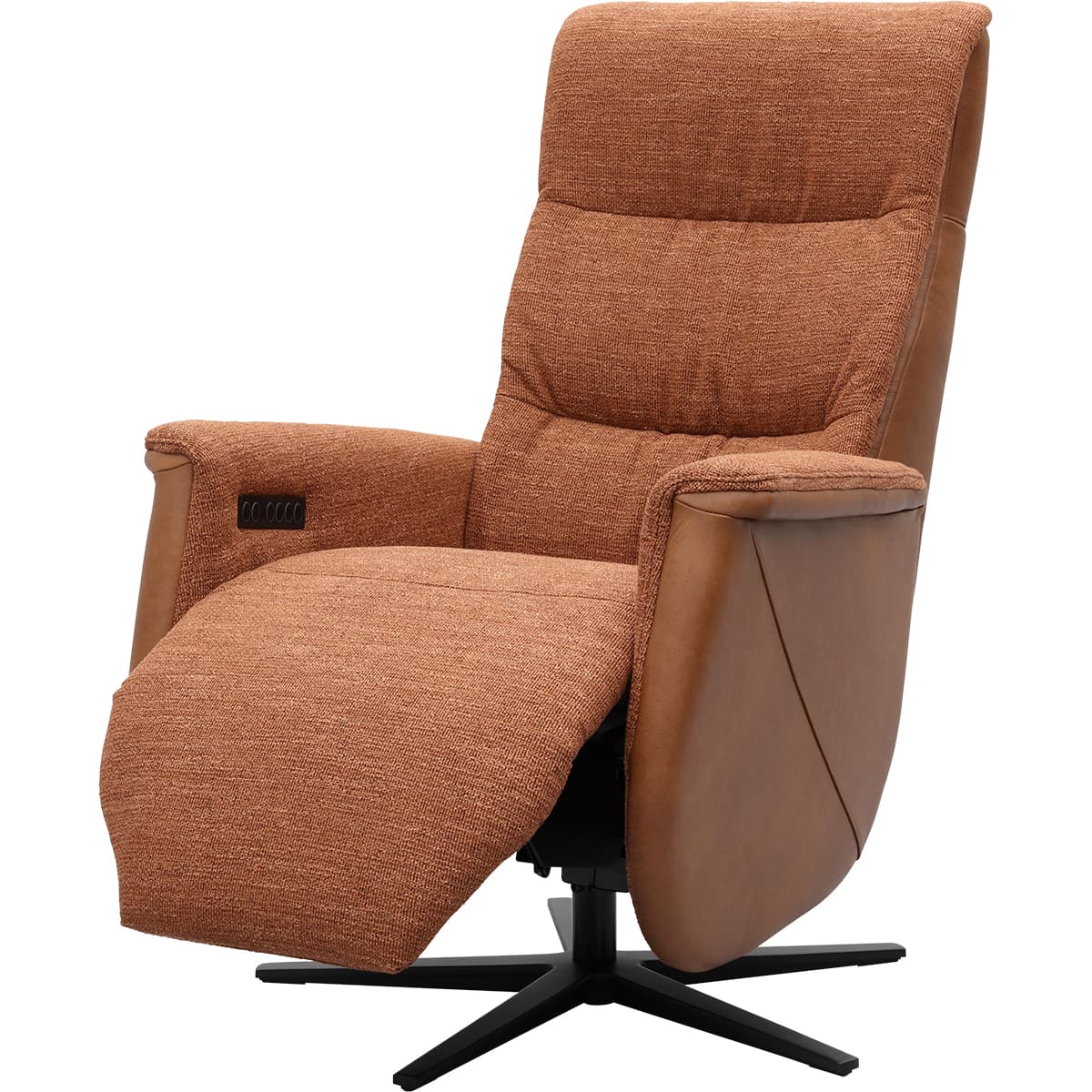 Relaxfauteuil Faith met 3 vlaks rug - 5
