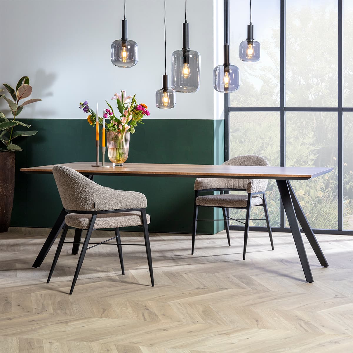 Eetkamerstoel Reza Toffee - 9