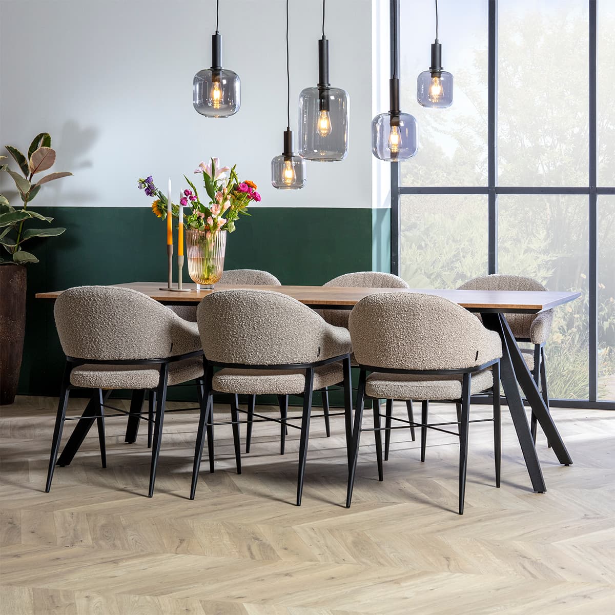 Eetkamerstoel Reza Toffee - 13