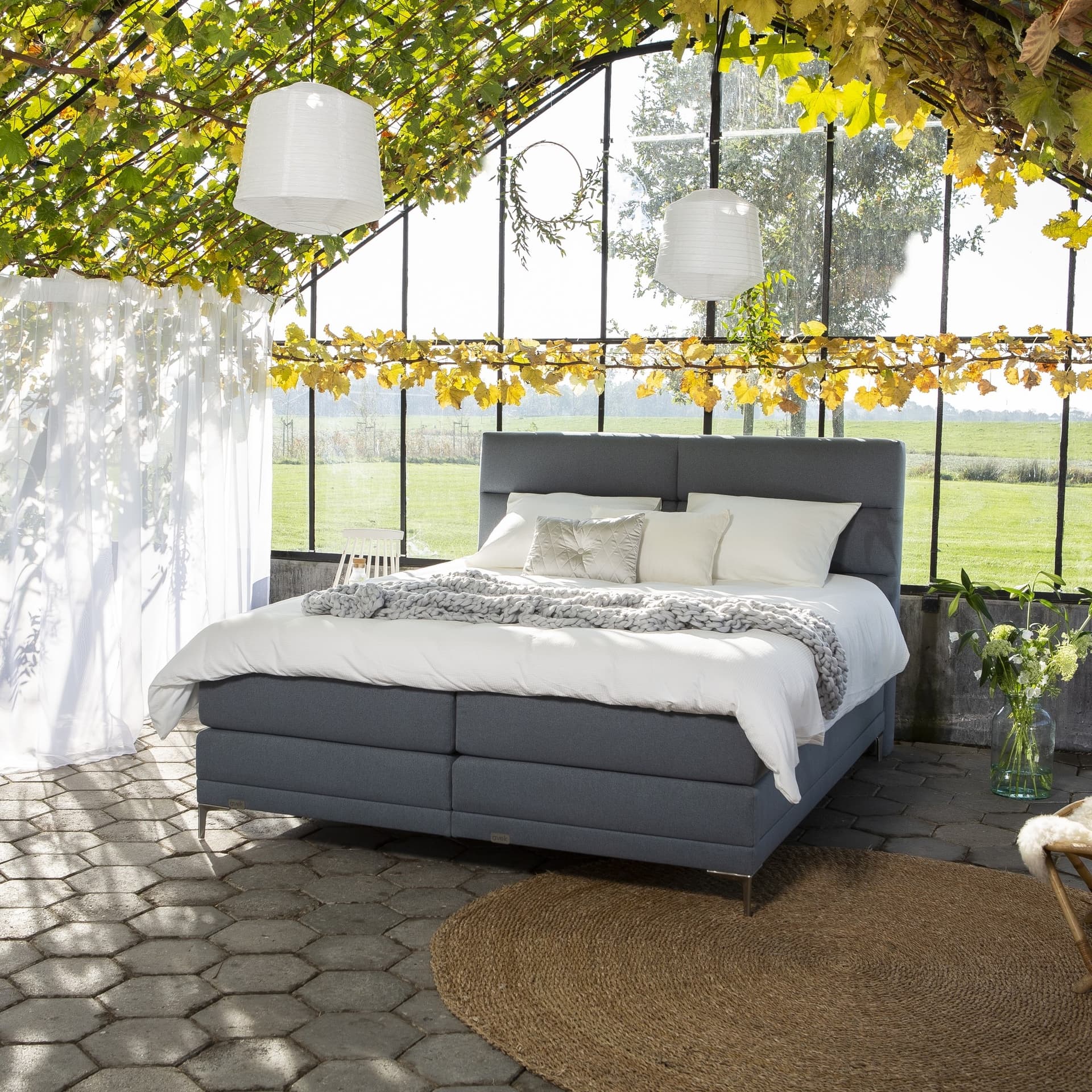 Avek Boxspring Simmer Vlak