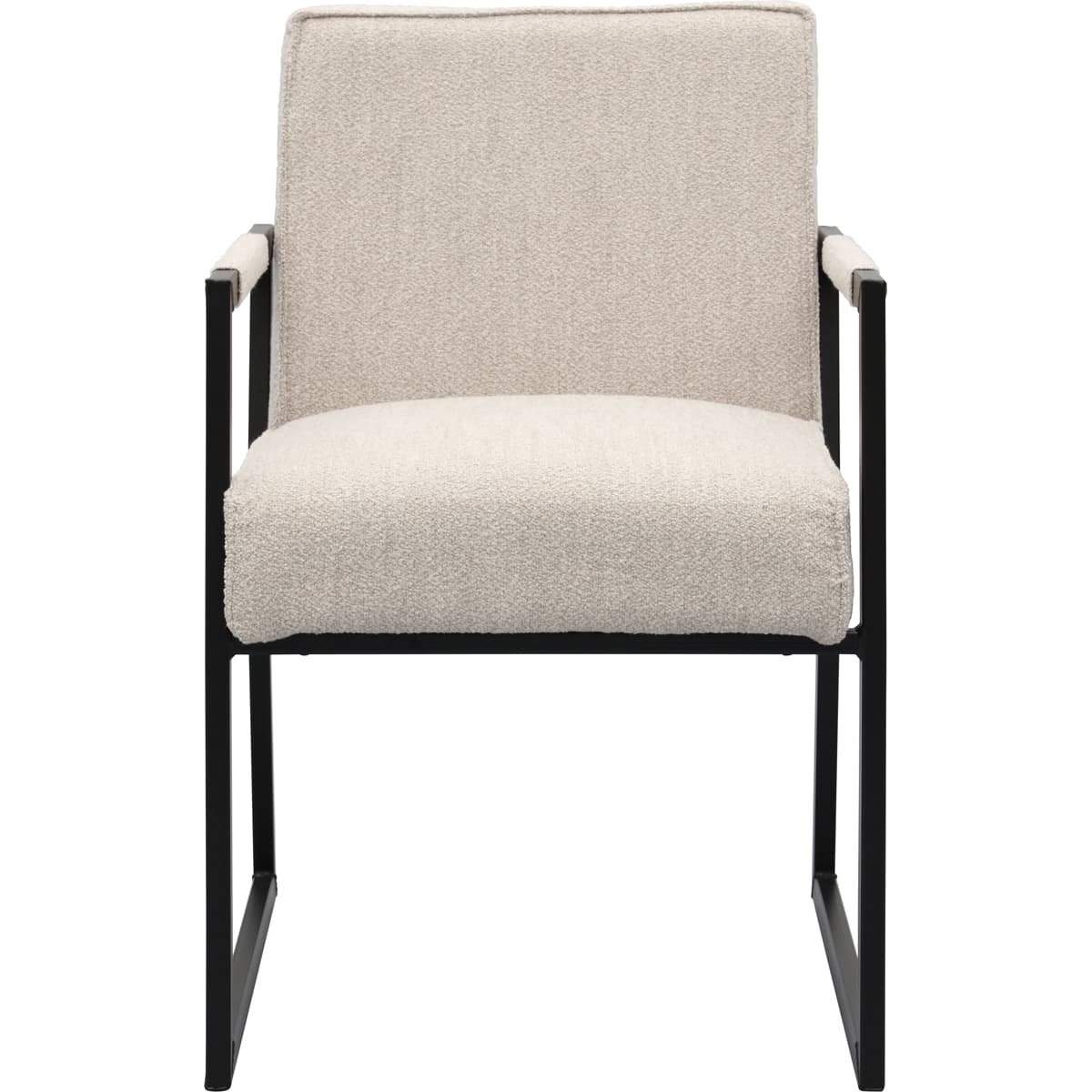 Eetkamerstoel Kenzo met metalen armleuning - 10