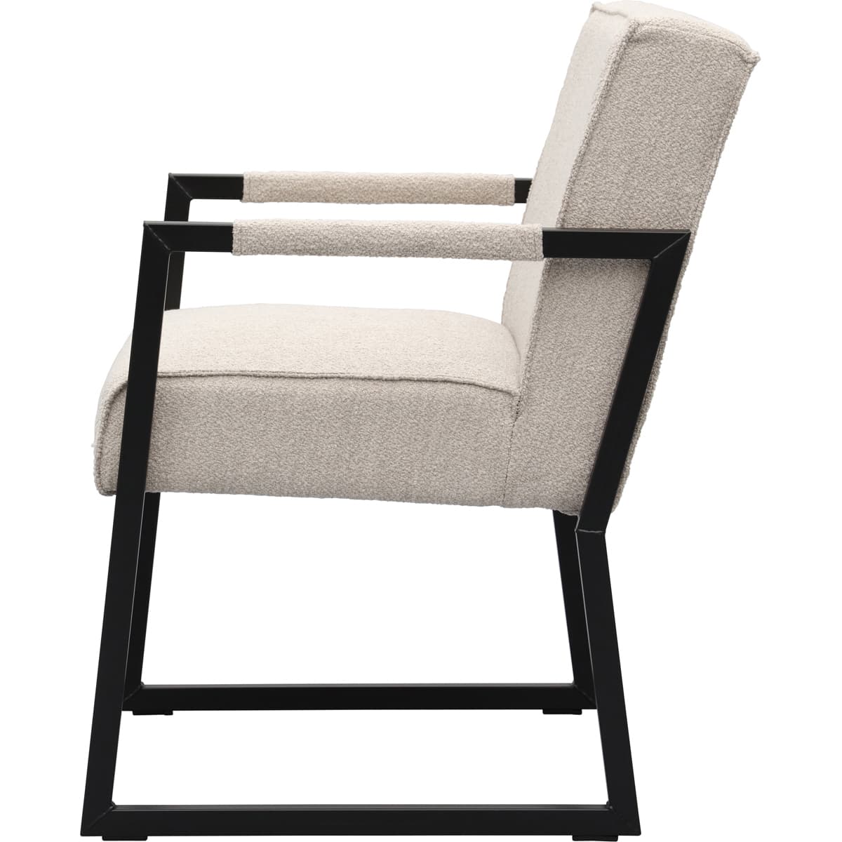 Eetkamerstoel Kenzo met metalen armleuning - 20