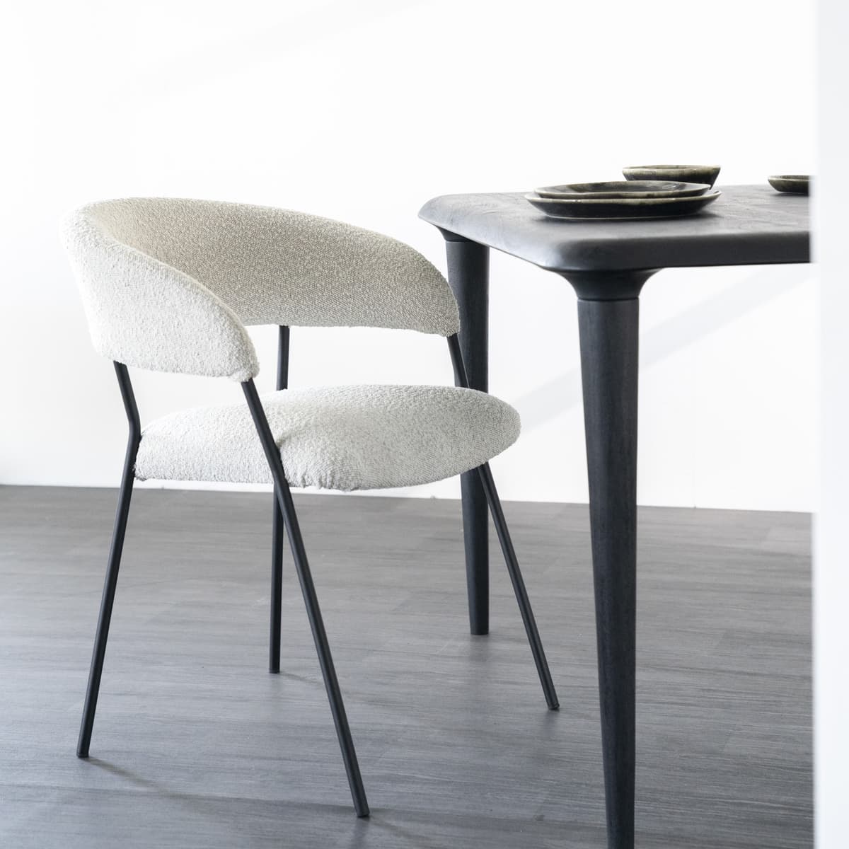 Eetkamerstoel Luka Antraciet - 4