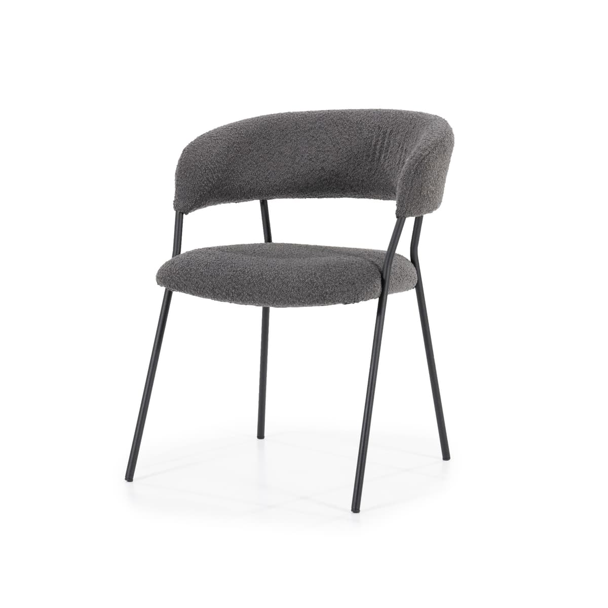 Eetkamerstoel Luka Antraciet - 1