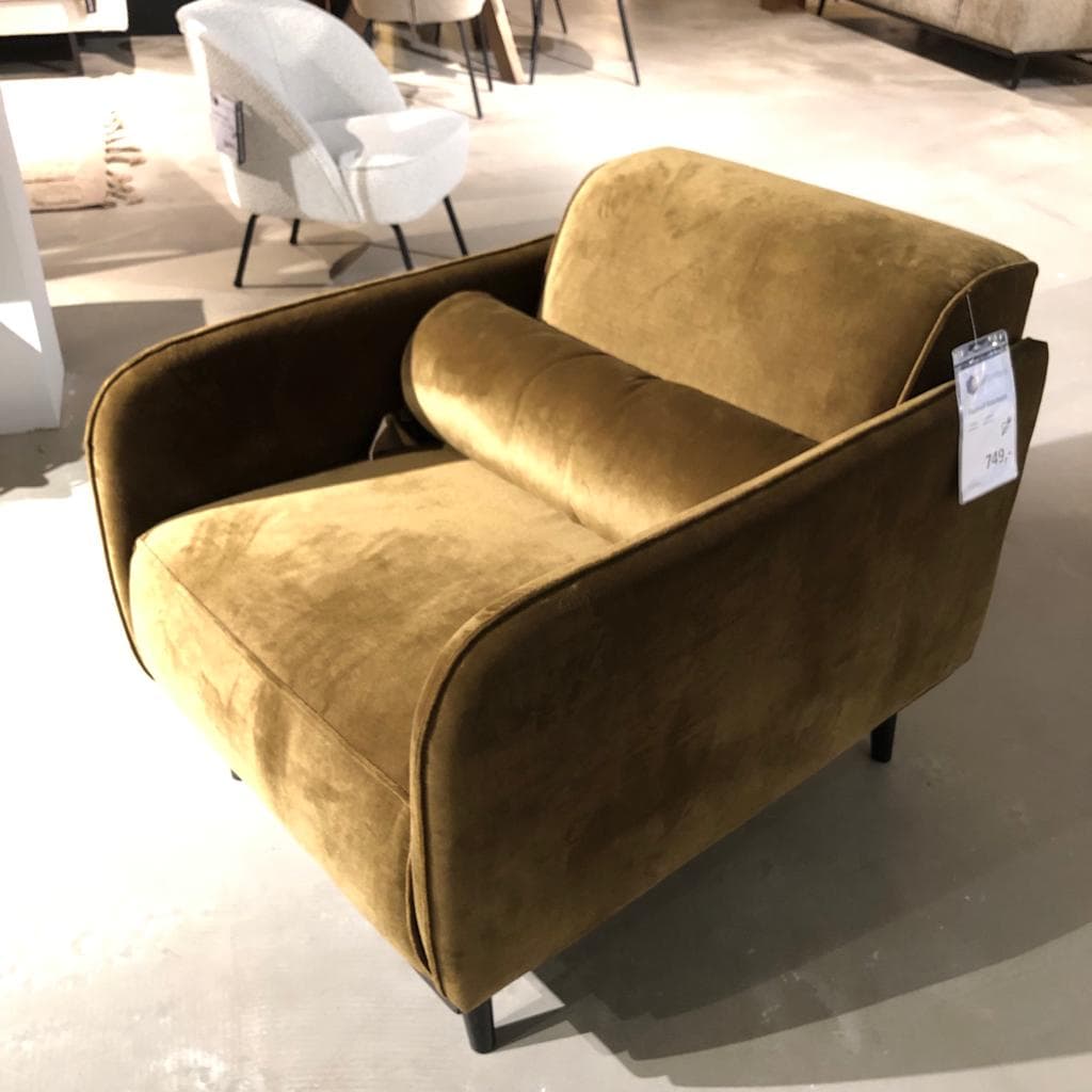 Showroommodel Fauteuil Statement Honey Yellow BePureHome - 2