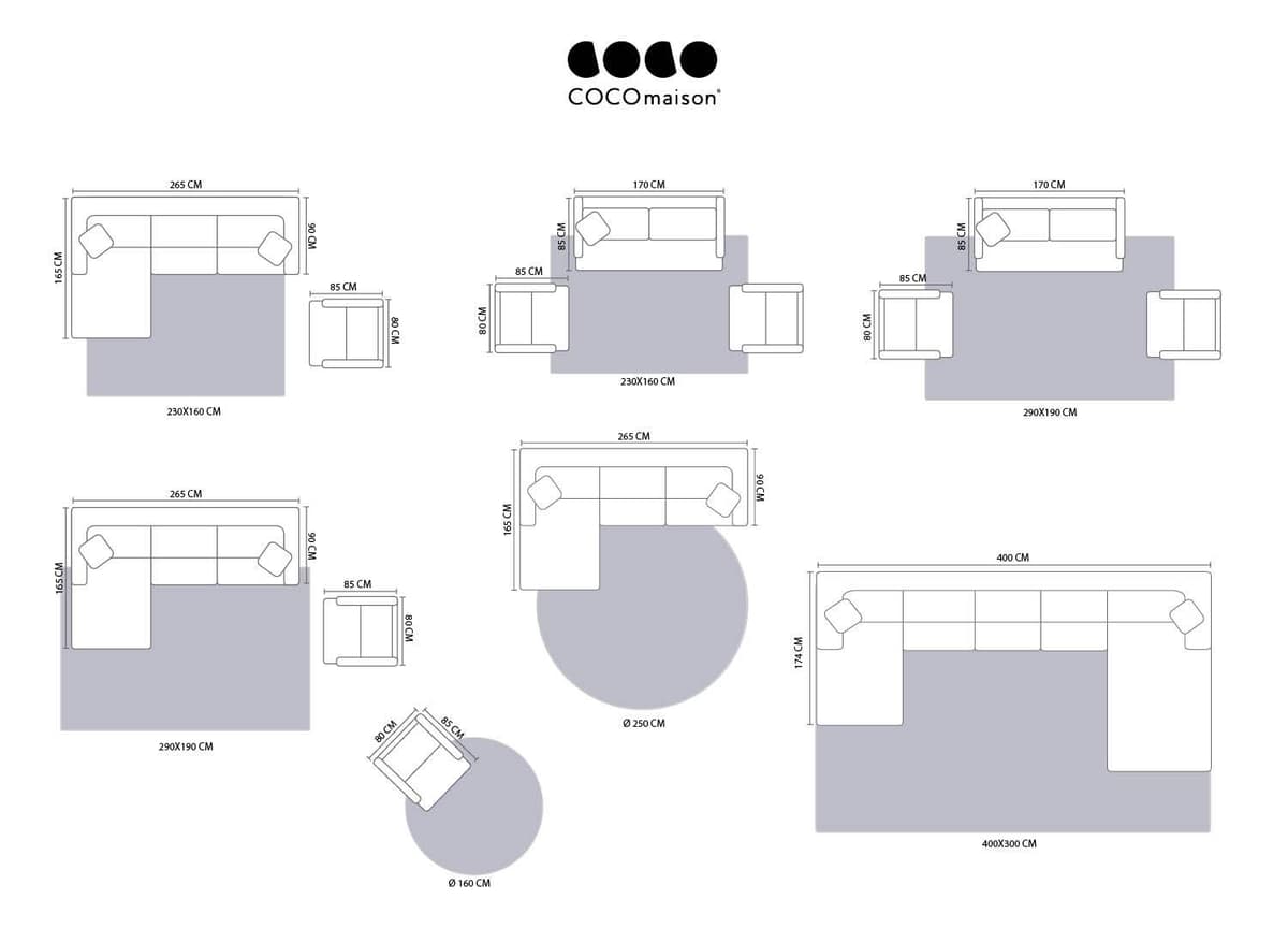 Asta karpet d250cm Coco Maison koper - 2