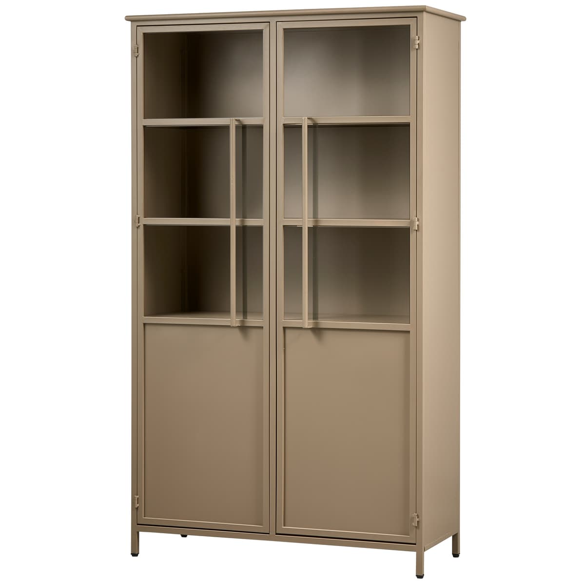 EXHIBIT VITRINEKAST METAAL KHAKI - 1