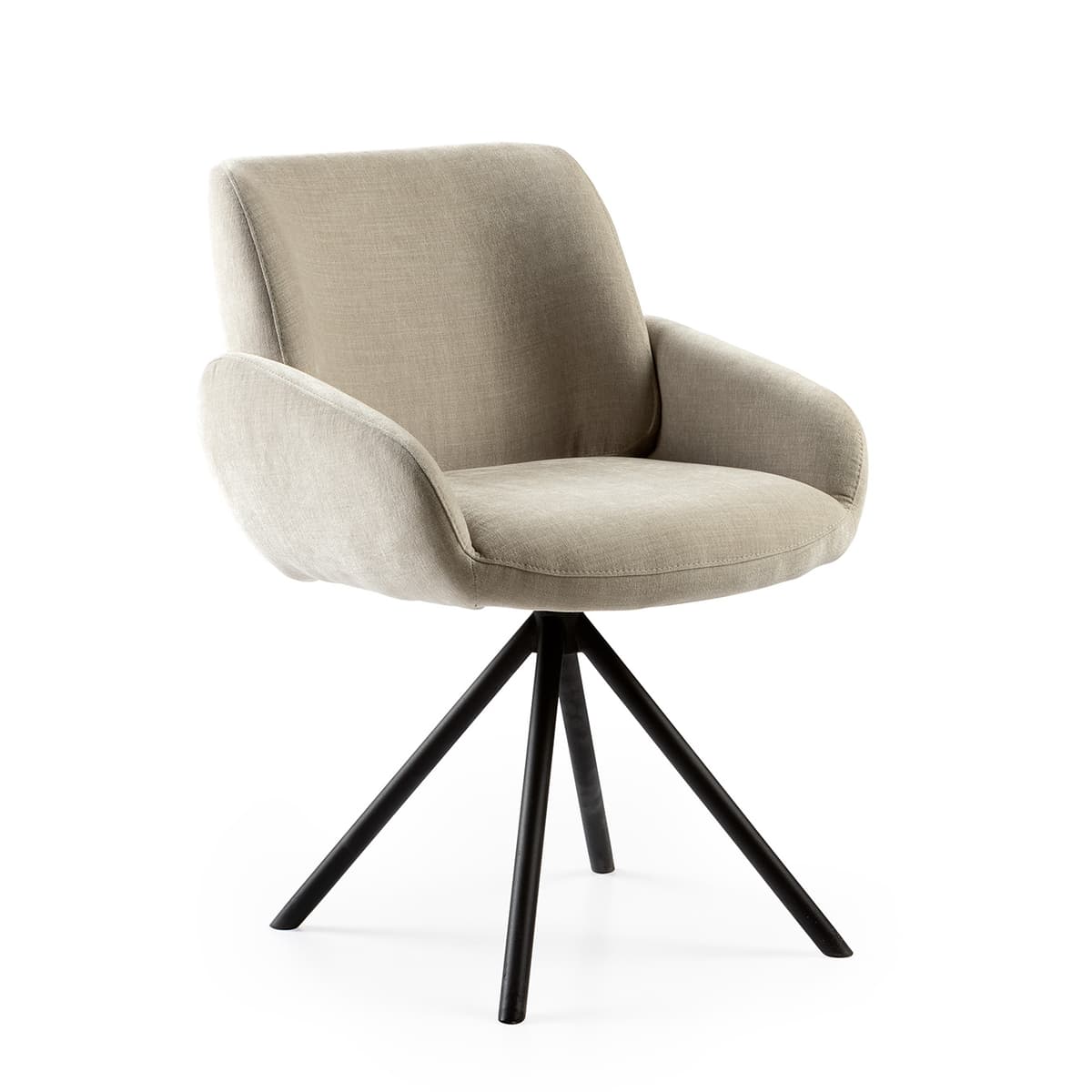 Kyran eetkamerstoel toffee - 1