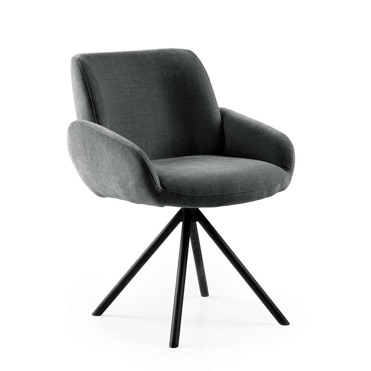 Kyran eetkamerstoel black - 1