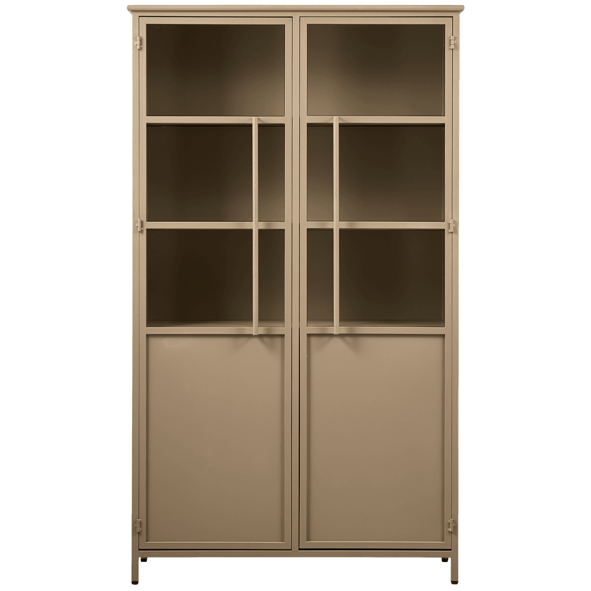 EXHIBIT VITRINEKAST METAAL KHAKI - 6