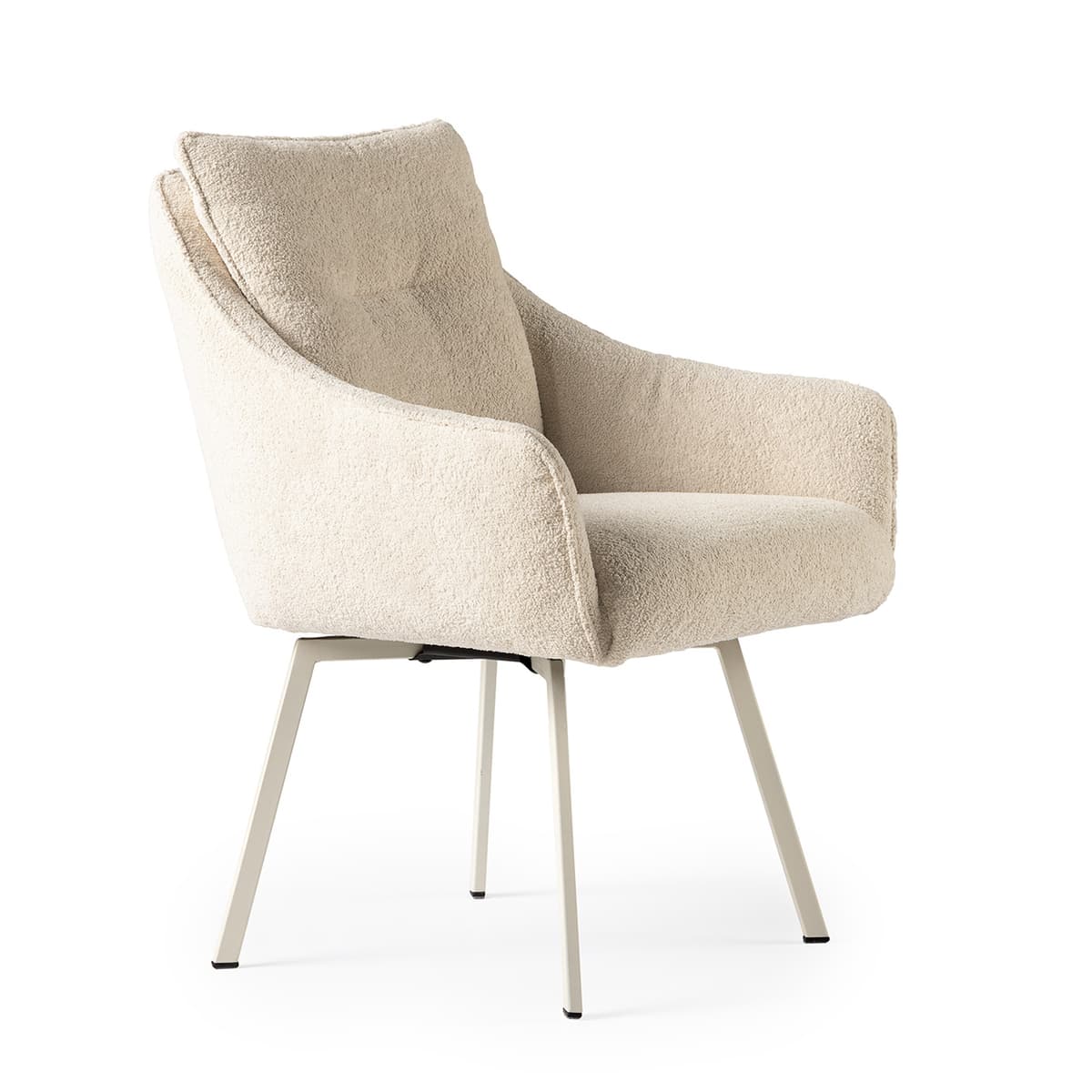 Sven eetkamerstoel + draaisysteem beige - 1