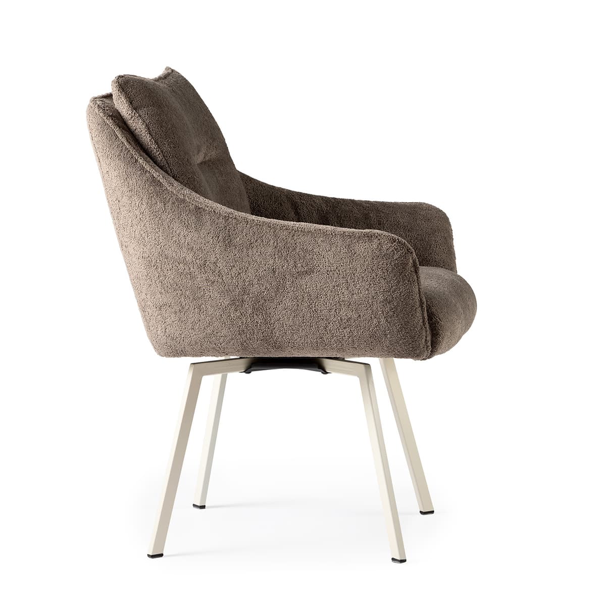 Sven eetkamerstoel + draaisysteem taupe - 3