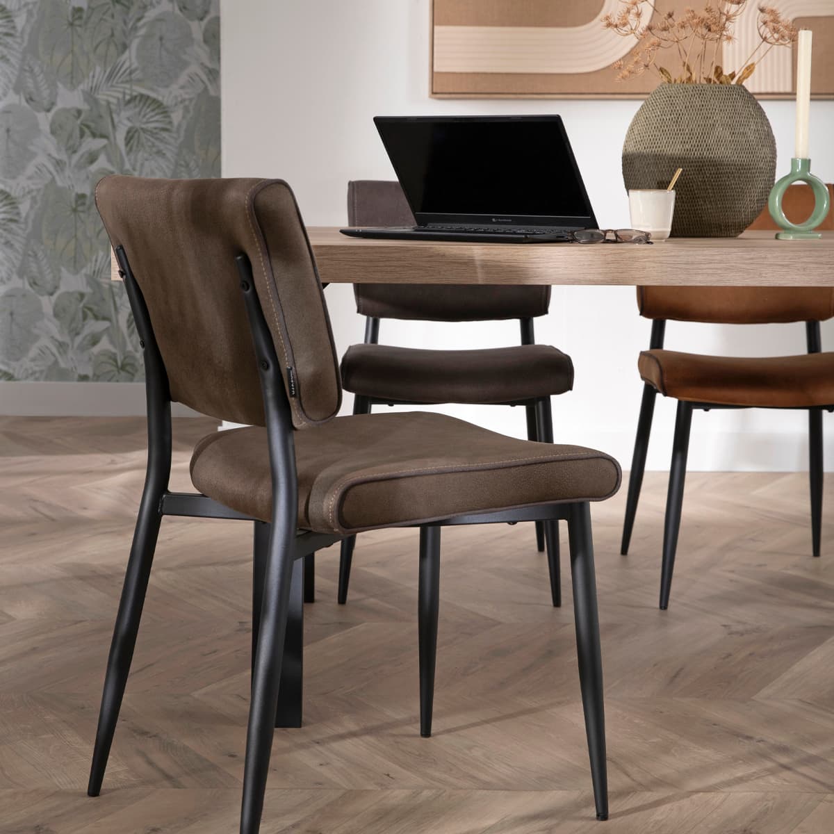 Eetkamerstoel Kian Cognac - 8