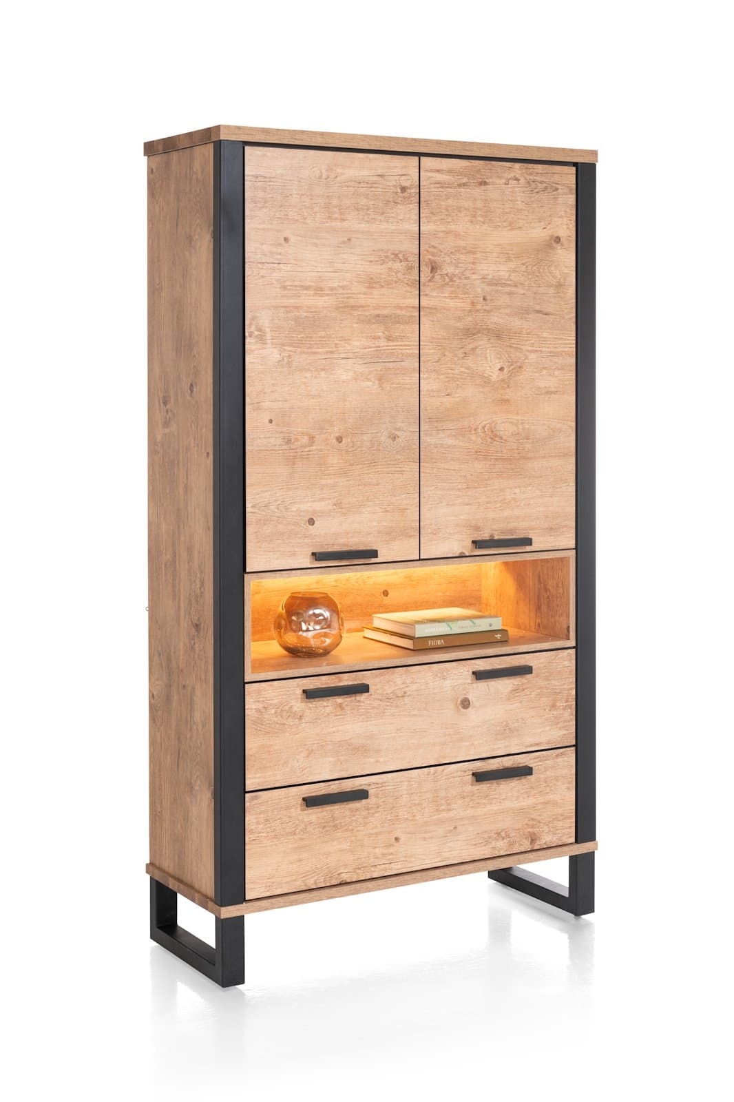 Bergkast 200cm 2d+2l+1n Perth - 2